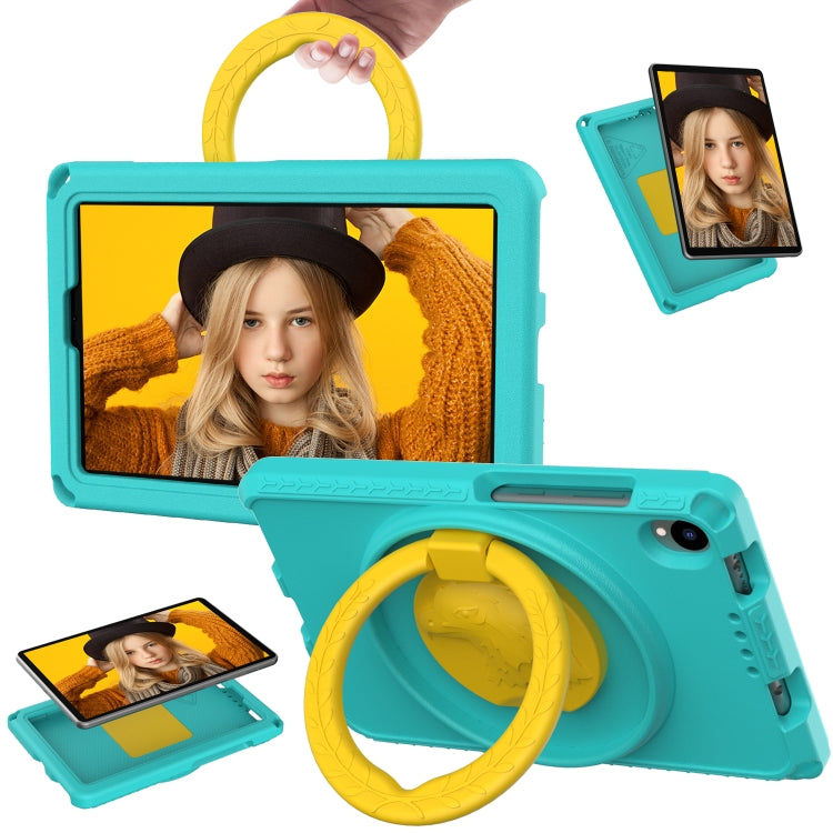 For TCL Tab 8 LE / WiFi 2023 EVA Hybrid PC Shockproof Tablet Case with Frame(Glacial Green) - Others by PMC TechLife | Online Shopping South Africa | PMC TechLife | Buy Now Pay Later Mobicred