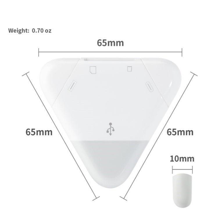 LCOPM For Type-C / USB Computer Android Magnetic Card Reader Tablet SD/TF OTG Card Reader - by PMC Jewellery | Online Shopping South Africa | PMC Jewellery | Buy Now Pay Later Mobicred