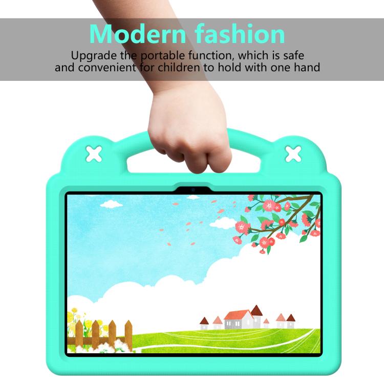 For Lenovo Tab TB-311 / WIFI 10.1 2025 Handle Kickstand Children EVA Shockproof Tablet Case(Mint Green) - Lenovo by PMC TechLife | Online Shopping South Africa | PMC TechLife | Buy Now Pay Later Mobicred
