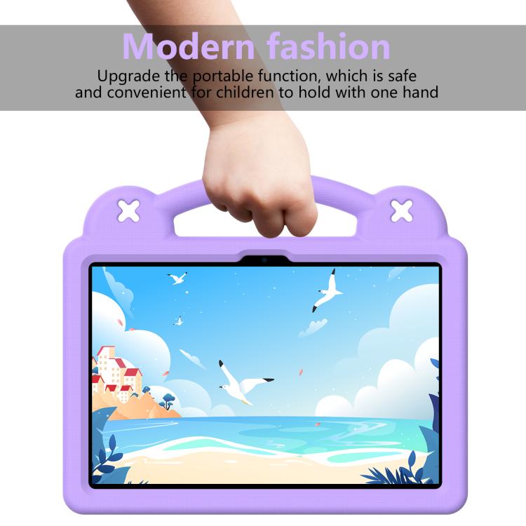 For Lenovo Tab TB-311 / WIFI 10.1 2025 Handle Kickstand Children EVA Shockproof Tablet Case(Light Purple) - Lenovo by PMC TechLife | Online Shopping South Africa | PMC TechLife | Buy Now Pay Later Mobicred
