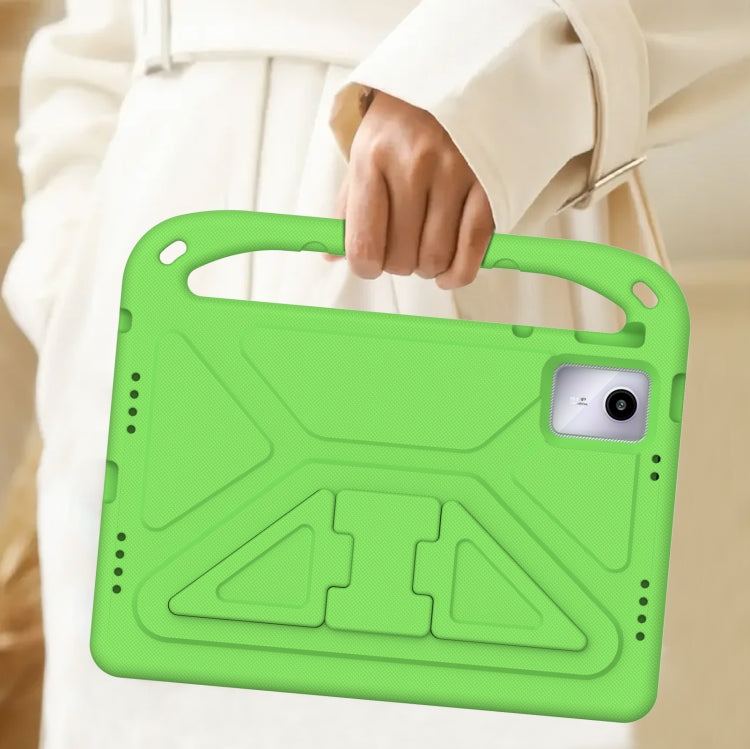 For Lenovo Tab P12 / Xiaoxin Pad Pro 12.7 Handle EVA Shockproof Tablet Case with Holder(Green) - Lenovo by PMC TechLife | Online Shopping South Africa | PMC TechLife | Buy Now Pay Later Mobicred