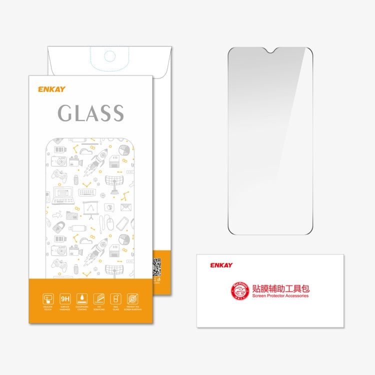 For OPPO A18 / A38 ENKAY 9H Big Arc Edge High Aluminum-silicon Tempered Glass Film - OPPO Tempered Glass by ENKAY | Online Shopping South Africa | PMC TechLife | Buy Now Pay Later Mobicred
