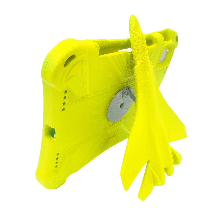 For iPad Air 11 2024 360 Rotation Aircraft Holder EVA Shockproof Tablet Case(Yellow) - iPad Air 11 2024 Cases by PMC TechLife | Online Shopping South Africa | PMC TechLife | Buy Now Pay Later Mobicred