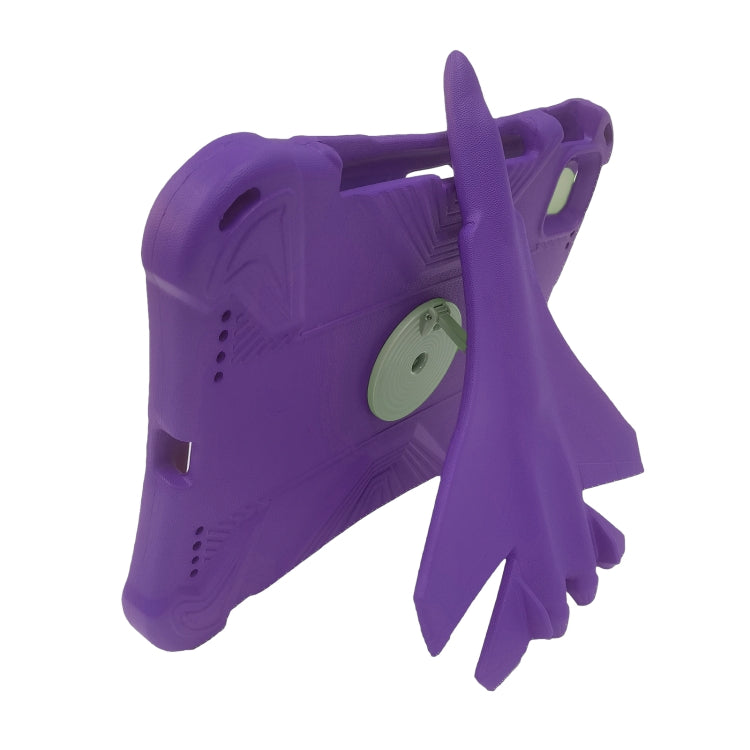 For iPad Pro 11 2024 360 Rotation Aircraft Holder EVA Shockproof Tablet Case(Purple) - iPad Pro 11 2024 Cases by PMC TechLife | Online Shopping South Africa | PMC TechLife | Buy Now Pay Later Mobicred