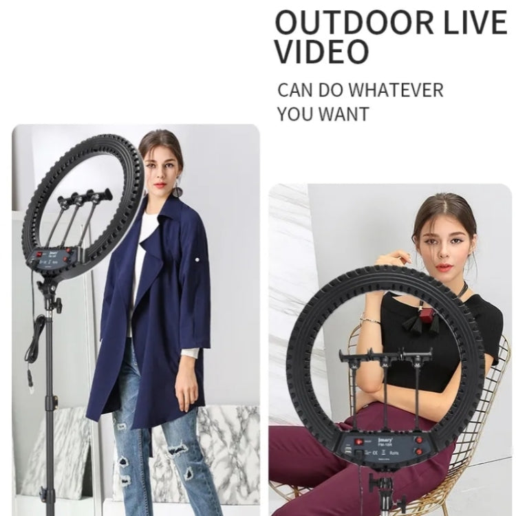 JMARY FM-18R LED Beauty Ring Light 18-inch Photography Live Streaming Fill Light(EU Plug) - free shipping - PMC TechLife - Order now!