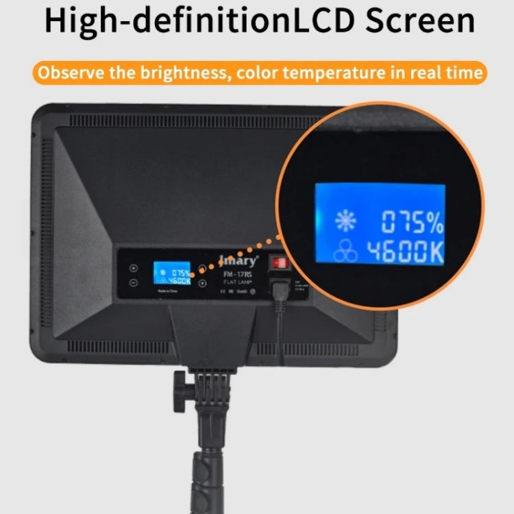 JMARY FM-17RS With Remote 17-inch Touch Control Dimmable LED Panel Light(EU Plug) - free shipping - PMC TechLife - Order now!