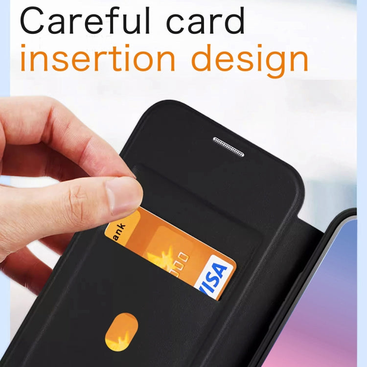 For Samsung Galaxy S24 Ultra 5G MagSafe RFID Blocking Adsorption Flip Leather Phone Case(Grey) - Galaxy S24 Ultra 5G Cases by PMC TechLife | Online Shopping South Africa | PMC TechLife