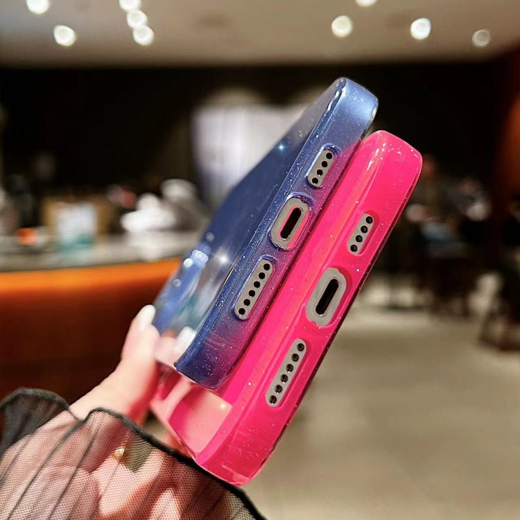 For iPhone 16 Plus Jelly Glitter Solid Color TPU Phone Case(Black) - iPhone 16 Plus Cases by PMC TechLife | Online Shopping South Africa | PMC TechLife | Buy Now Pay Later Mobicred