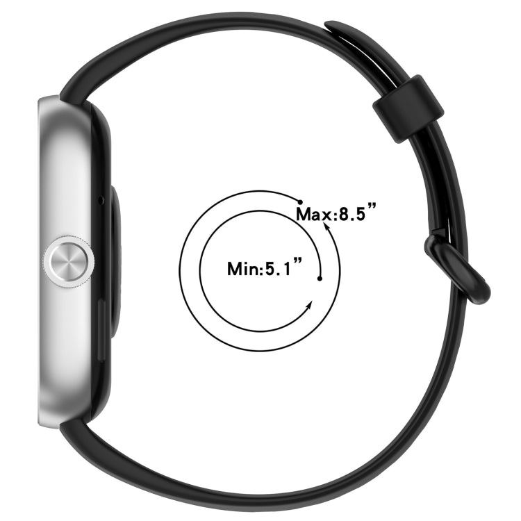 For Redmi Watch 4 Solid Color Colorful Buckle Silicone Watch Band(Ivory White) - Watch Bands by PMC TechLife | Online Shopping South Africa | PMC TechLife
