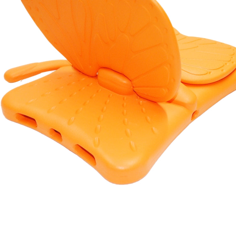 For iPad Pro 11 2024 Butterfly Bracket Kids EVA Shockproof Tablet Case(Orange) - iPad Pro 11 2024 Cases by PMC TechLife | Online Shopping South Africa | PMC TechLife | Buy Now Pay Later Mobicred