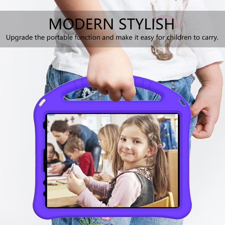 For iPad Air 11 2024 EVA Shockproof Tablet Case with Holder(Purple) - iPad Air 11 2024 Cases by PMC TechLife | Online Shopping South Africa | PMC TechLife | Buy Now Pay Later Mobicred
