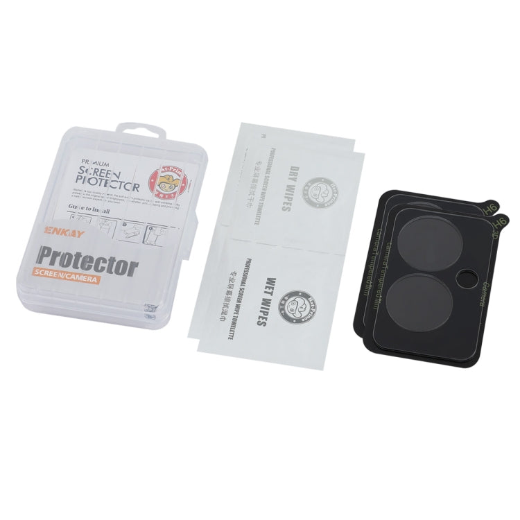 For OPPO Reno11 F / F25 Pro 2pcs ENKAY 9H Rear Camera Lens Tempered Glass Film(Transparent) - OPPO Tempered Glass by ENKAY | Online Shopping South Africa | PMC TechLife | Buy Now Pay Later Mobicred