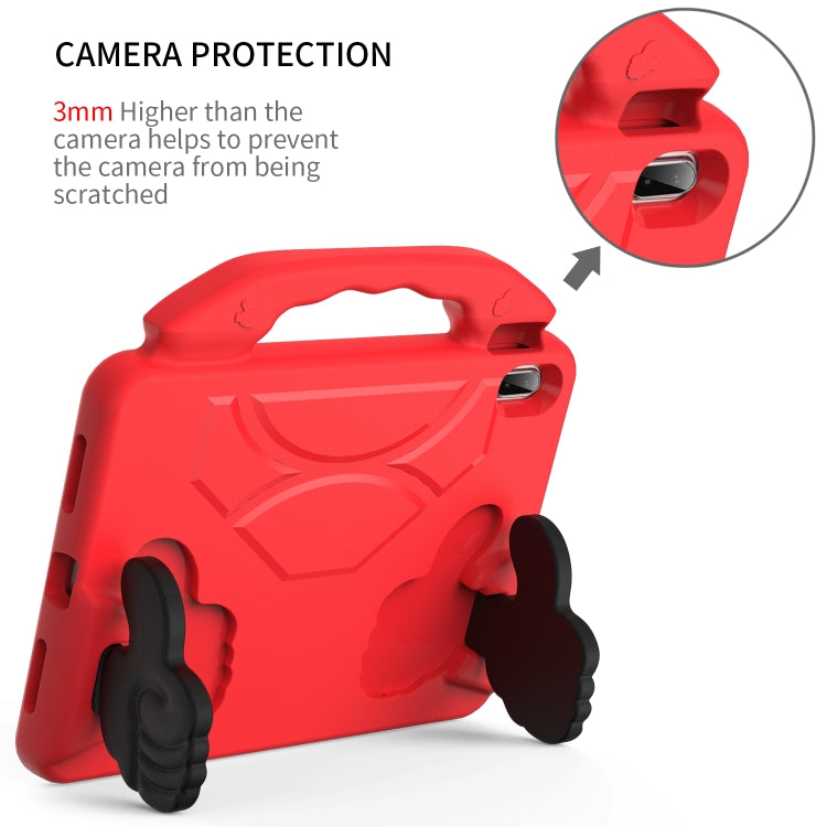 For iPad Air 11 2025 / 2024 Children EVA Shockproof Tablet Case with Thumb Bracket(Red) - iPad Air 11 2025 / 2024 Cases by PMC TechLife | Online Shopping South Africa | PMC TechLife | Buy Now Pay Later Mobicred