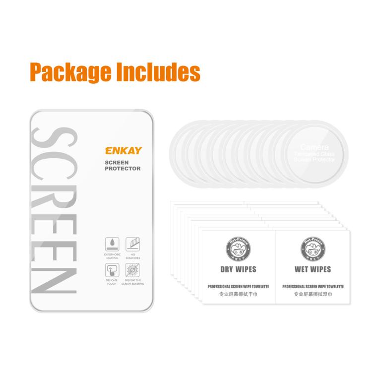 For Garmin Instinct E 45mm 10pcs ENKAY Hat-Prince 0.2mm 9H Tempered Glass Screen Protector Watch Film - free shipping - PMC TechLife - Order now!