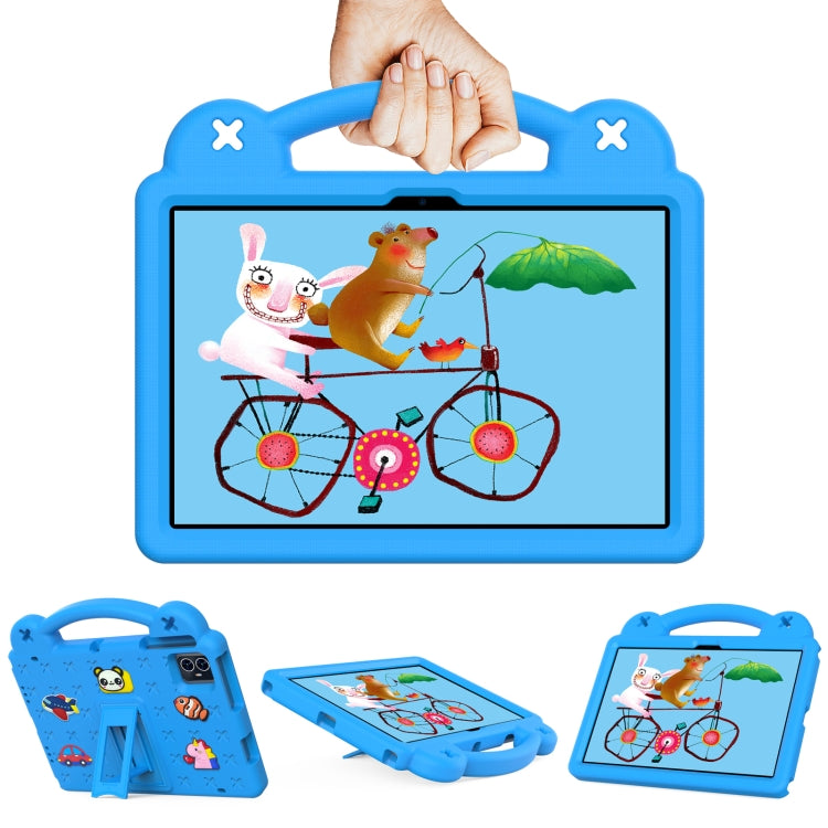 For Teclast M50 HD 10.1 / M50 Pro 10.1 2023 Handle Kickstand Children EVA Shockproof Tablet Case(Sky Blue) - Teclast by PMC TechLife | Online Shopping South Africa | PMC TechLife | Buy Now Pay Later Mobicred