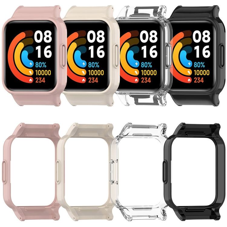 For Redmi Watch 3 Half Pack PC Watch Protective Case(Pink) - Watch Cases by PMC TechLife | Online Shopping South Africa | PMC TechLife | Buy Now Pay Later Mobicred