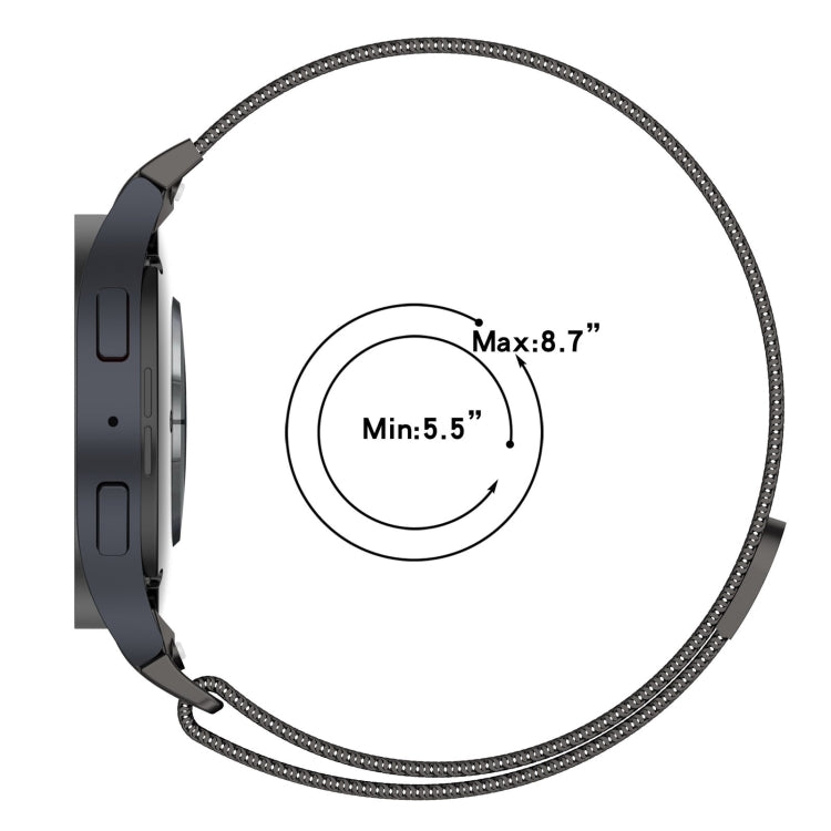 For Samsung Galaxy Watch FE 40mm Milan Magnetic Quick Release Stainless Steel Watch Band(Gold) - free shipping - PMC TechLife - Order now!