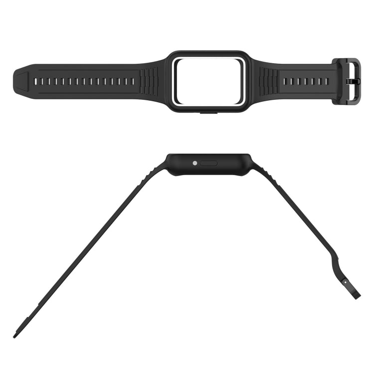 For Samsung Galaxy Fit3 Two Color Frame Integrated Silicone Watch Band(Light Pink) - free shipping - PMc TechLife - Order now!