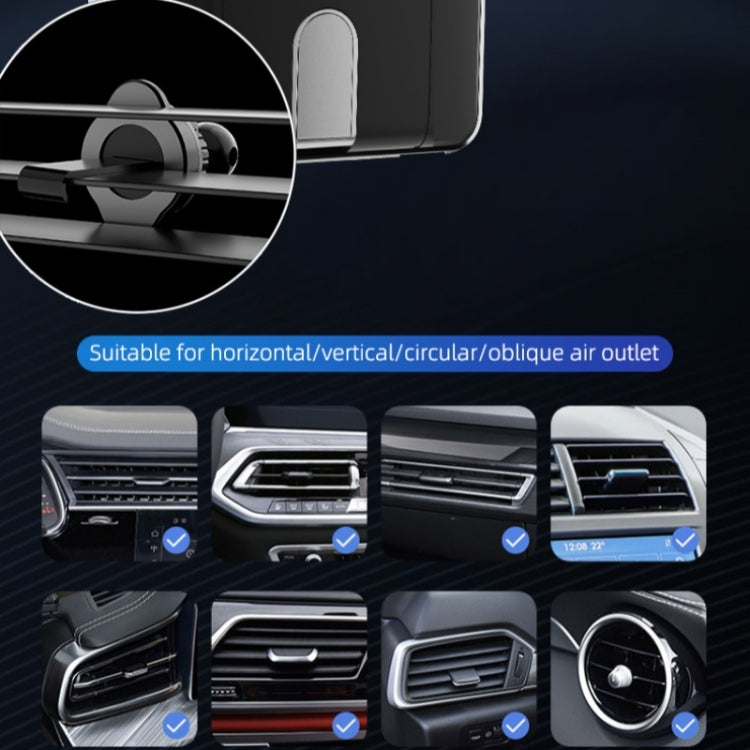 C1 Car Wireless 66W Fast Charger Phone Holder Infrared Sensor Punk Style(Black) - Car Charger by PMC TechLife | Online Shopping South Africa | PMC TechLife | Buy Now Pay Later Mobicred