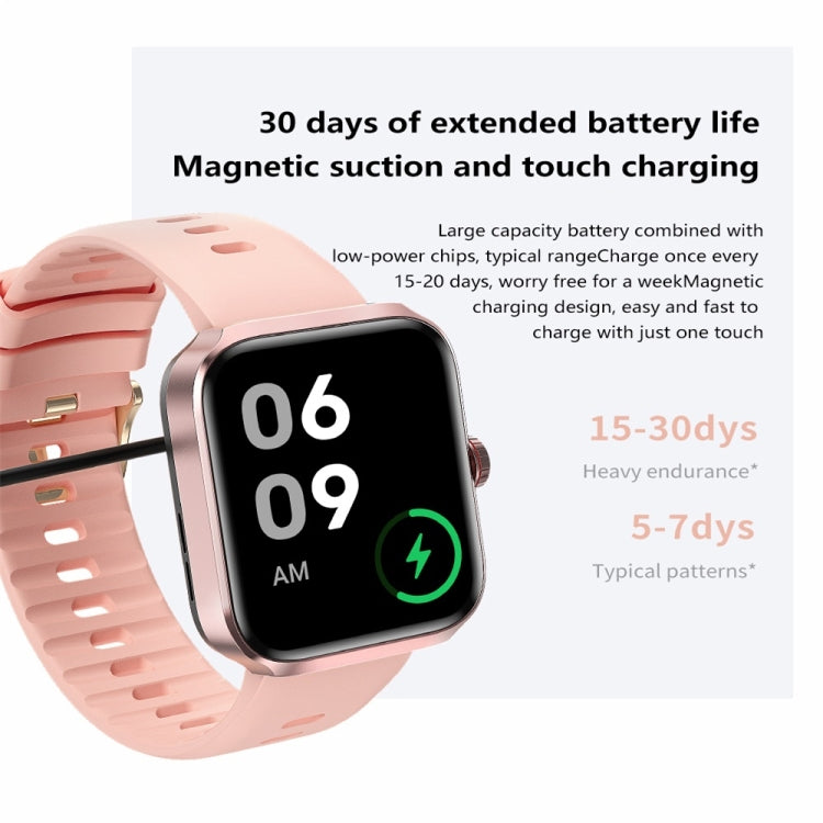 NX22 1.78 inch Color Screen Smart Watch, Support Bluetooth Call / Health Monitoring(Pink) - Smart Watches by PMC TechLife | Online Shopping South Africa | PMC TechLife | Buy Now Pay Later Mobicred