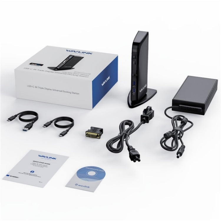 WAVLINK UG39PD1 13 in 1 Type-C Triple Monitors 4K HD Docking Station, Plug:EU Plug - free shipping - PMC TechLife - Order now!