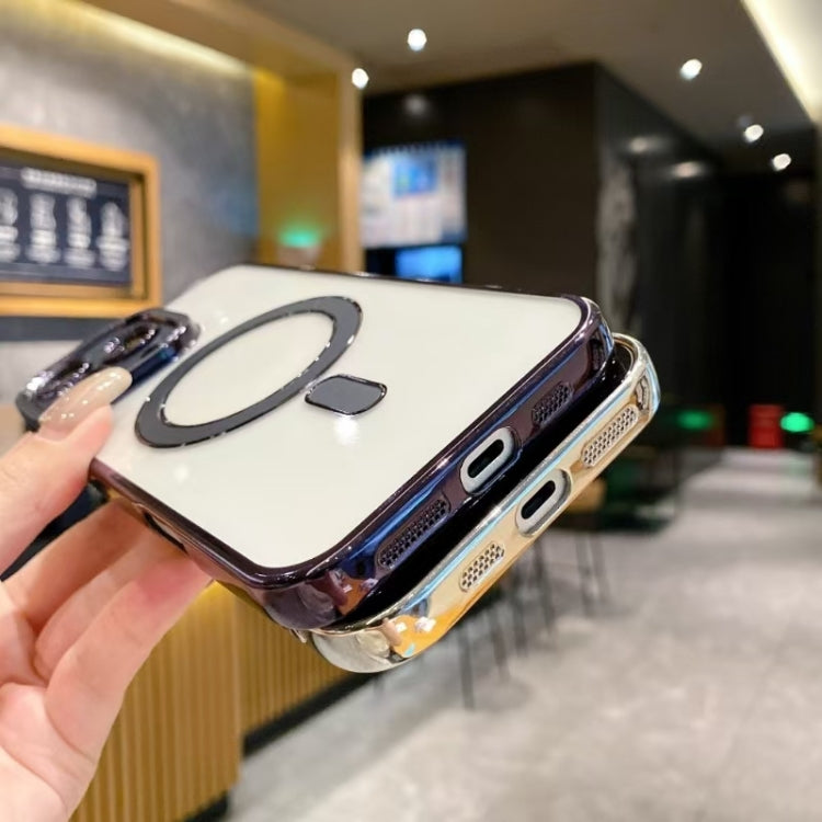 For iPhone 16 Imitation Original Magsafe TPU Phone Case(Purple) - free shipping - PMC Jewellery - Order now!