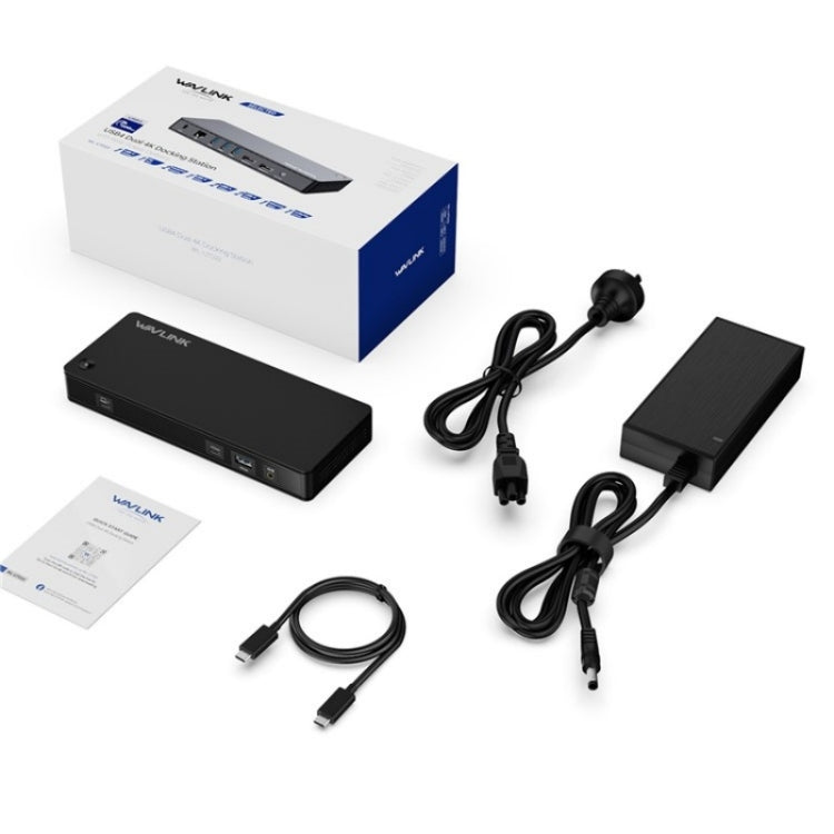 WAVLINK UTD22 Support 96W Laptop Charging USB4 Docking Station Dual Monitor USB-C Hub(EU Plug) - free shipping - PMc TechLife - Order now!