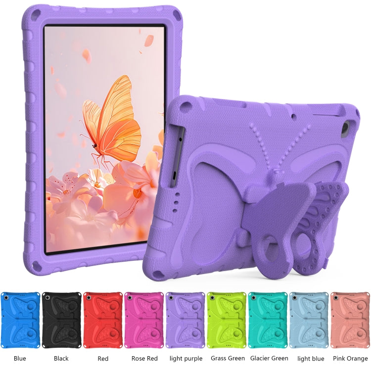 For Lenovo Tab M10 HD TB-328 10.1 Butterfly Bracket EVA Shockproof Tablet Case(Light Purple) - Lenovo by PMC TechLife | Online Shopping South Africa | PMC TechLife | Buy Now Pay Later Mobicred