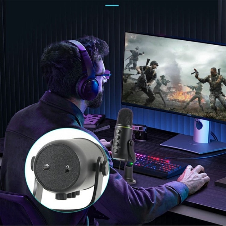 SM-20 For Video Conference USB Noise Reduction Condenser Desktop Microphone - Microphone by PMC TechLife | Online Shopping South Africa | PMC TechLife | Buy Now Pay Later Mobicred