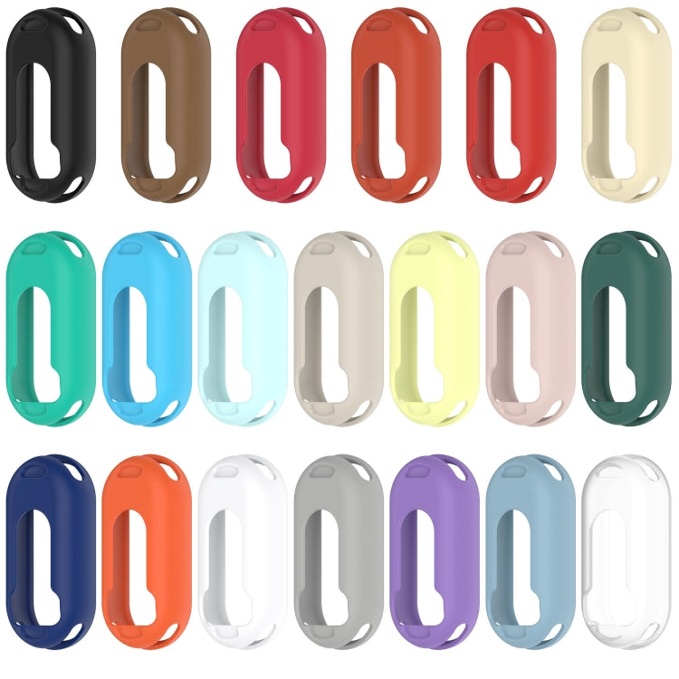 For Xiaomi Mi Band 8 Glossy Surface Silicone Watch Protective Case(Original Red) - Watch Cases by PMC TechLife | Online Shopping South Africa | PMC TechLife | Buy Now Pay Later Mobicred