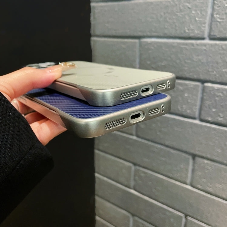 For iPhone 16 AG Carbon Fiber Frameless MagSafe Phone Case(Black) - iPhone 16 Cases by PMc TechLife | Online Shopping South Africa | PMc TechLife | Buy Now Pay Later Mobicred