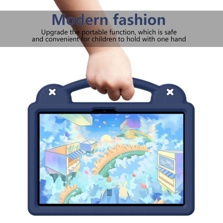 For Infinix Xpad 11 X1101 2024 Handle Kickstand Children EVA Shockproof Tablet Case(Navy Blue) - Others by PMC Jewellery | Online Shopping South Africa | PMC Jewellery | Buy Now Pay Later Mobicred