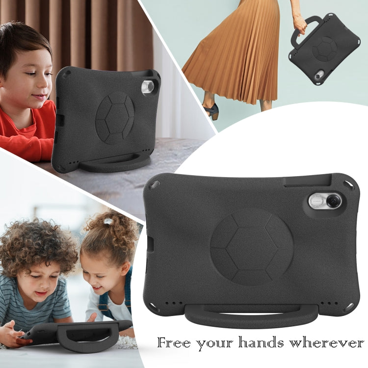 For Honor Pad X8 Pro 11.5 2023 Handle Football Shaped EVA Shockproof Tablet Case(Black) - Honor by PMC TechLife | Online Shopping South Africa | PMC TechLife | Buy Now Pay Later Mobicred