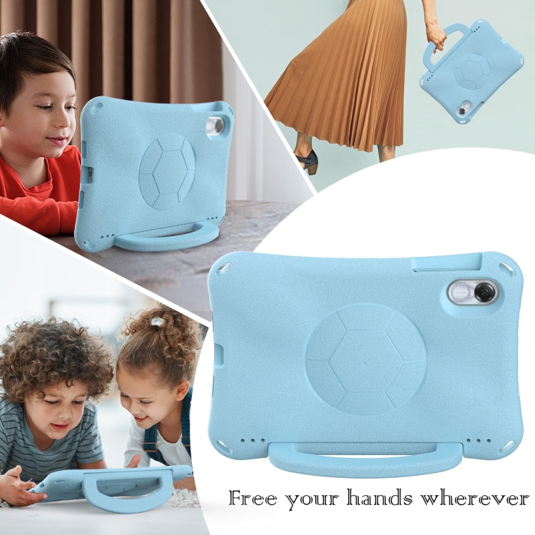 For Honor Pad X8 Pro 11.5 2023 Handle Football Shaped EVA Shockproof Tablet Case(Light Blue) - Honor by PMC TechLife | Online Shopping South Africa | PMC TechLife | Buy Now Pay Later Mobicred
