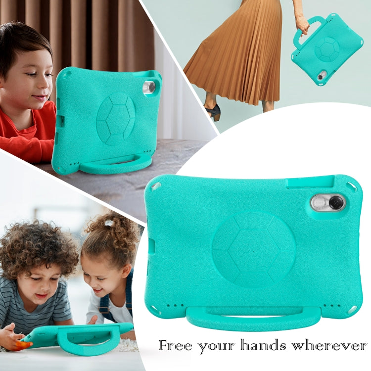 For Honor Pad X9 Handle Football Shaped EVA Shockproof Tablet Case(Mint Green) - Honor by PMC TechLife | Online Shopping South Africa | PMC TechLife | Buy Now Pay Later Mobicred