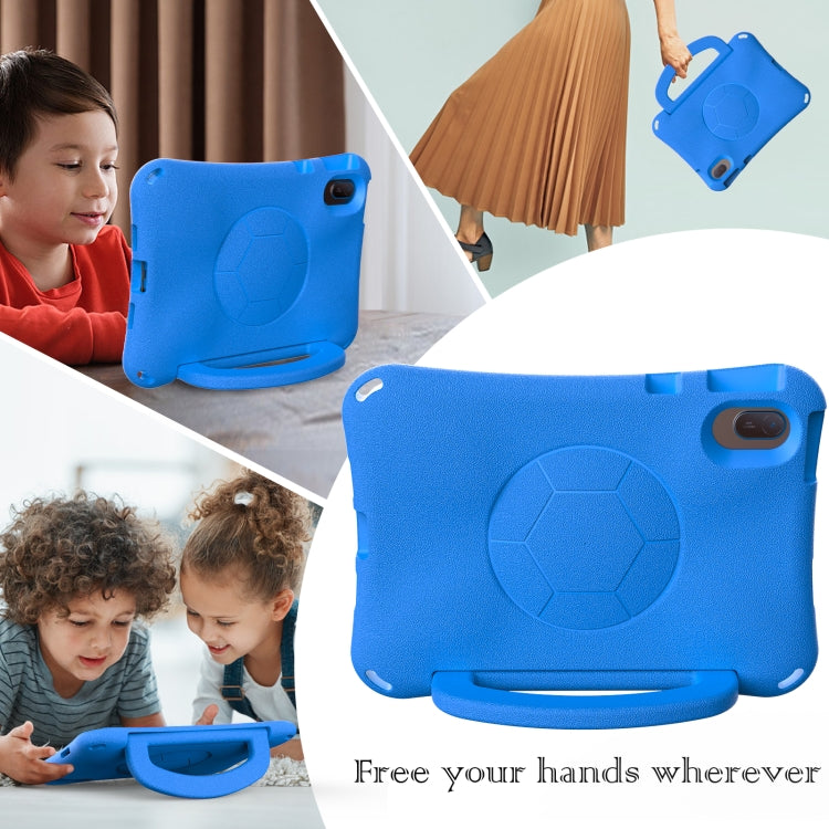 For Honor Pad V7 11 2021 Handle Football Shaped EVA Shockproof Tablet Case(Blue) - free shipping - PMC TechLife - Order now!