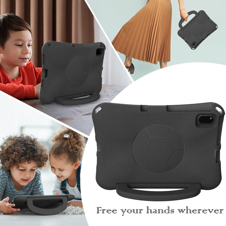 For Huawei MatePad SE 10.4 2022 / 2023 Handle Football Shaped EVA Shockproof Tablet Case(Black) - Huawei by PMC TechLife | Online Shopping South Africa | PMC TechLife | Buy Now Pay Later Mobicred