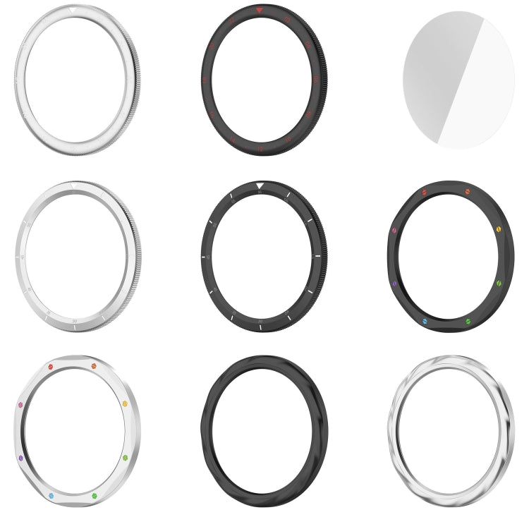 For Xiaomi Watch S4 Tempered Glass Film Hybrid Stainless Steel Watch Protective Ring(Silver White) - free shipping - PMC TechLife - Order now!