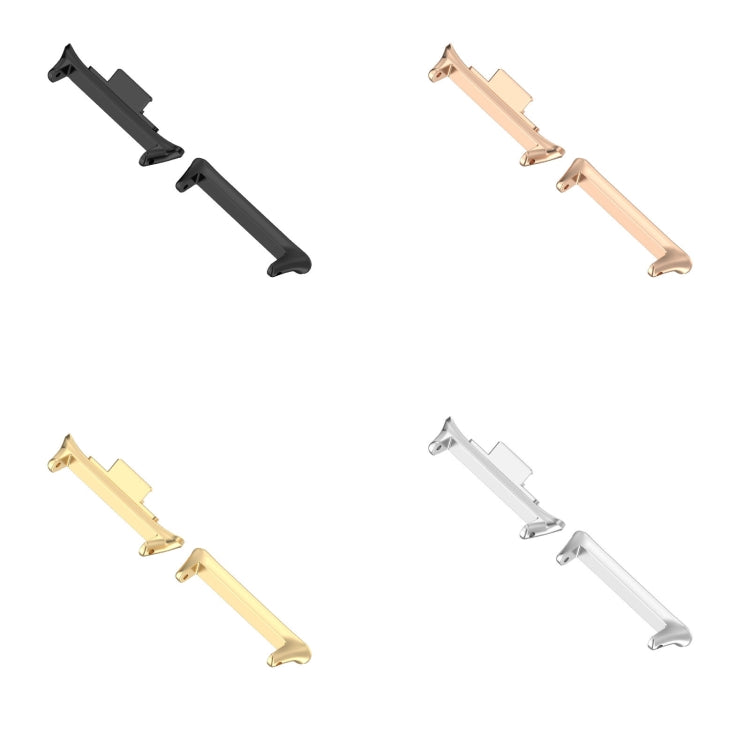 For Xiaomi Smart Band 9 Pro 1 Pair 20mm 316 Stainless Steel Metal Watch Band Connector(Gold) - For Xiaomi by PMc TechLife | Online Shopping South Africa | PMc TechLife | Buy Now Pay Later Mobicred