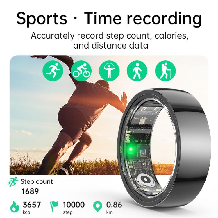 R1000 SIZE 10 Smart Ring, Support Heart Rate / Blood Oxygen / Sleep / Multiple Sports Modes(White) - Smart Rings / Smart Telephones by PMC TechLife | Online Shopping South Africa | PMC TechLife | Buy Now Pay Later Mobicred