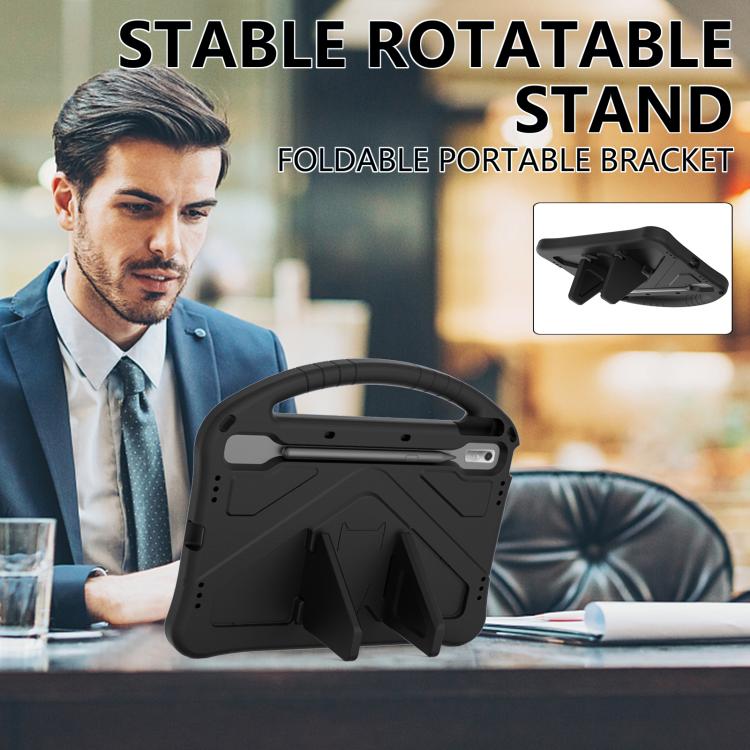 For NEC Lavie Tab T11 T1195 EVA Shockproof Tablet Case with Holder(Black) - Others by PMC TechLife | Online Shopping South Africa | PMC TechLife | Buy Now Pay Later Mobicred