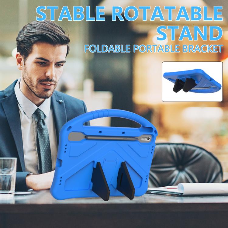 For NEC Lavie Tab T11 T1195 EVA Shockproof Tablet Case with Holder(Blue) - Others by PMC TechLife | Online Shopping South Africa | PMC TechLife | Buy Now Pay Later Mobicred
