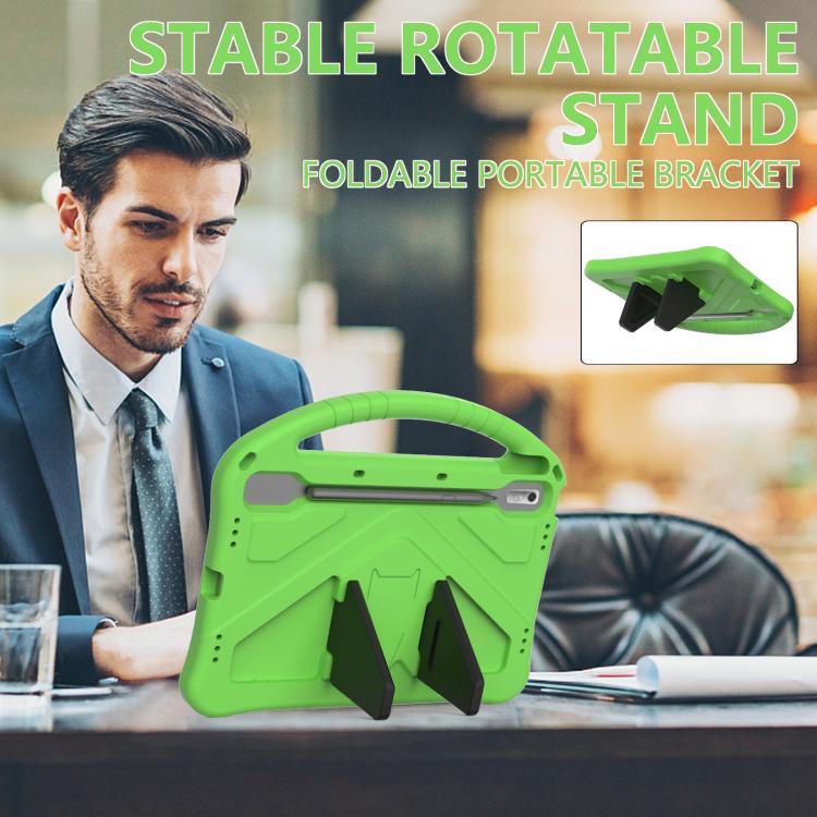 For NEC Lavie Tab T11 T1175FAS EVA Shockproof Tablet Case with Holder(Green) - free shipping - PMC TechLife - Order now!
