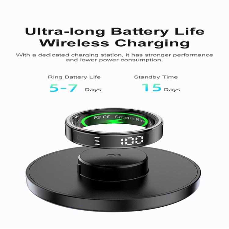 R11 SIZE 13 Smart Ring, Support Heart Rate / Blood Oxygen / Sleep / Multiple Sports Modes(Silver) - free shipping - PMC TechLife - Order now!