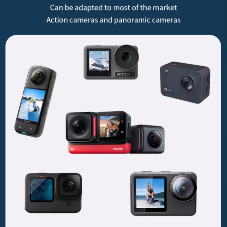 C071 Neck Strap Mount Silicone Metal Bracket For GoPro / Insta360 / DJI Action Cameras - free shipping - PMC TechLife - Order now!