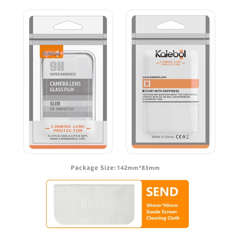 For iPhone 17 Pro Kalebol Individual Camera Lens Diamond Ring Protector(Silver) - iPhone 17 Pro Tempered Glass by Kalebol | Online Shopping South Africa | PMC TechLife | Buy Now Pay Later Mobicred