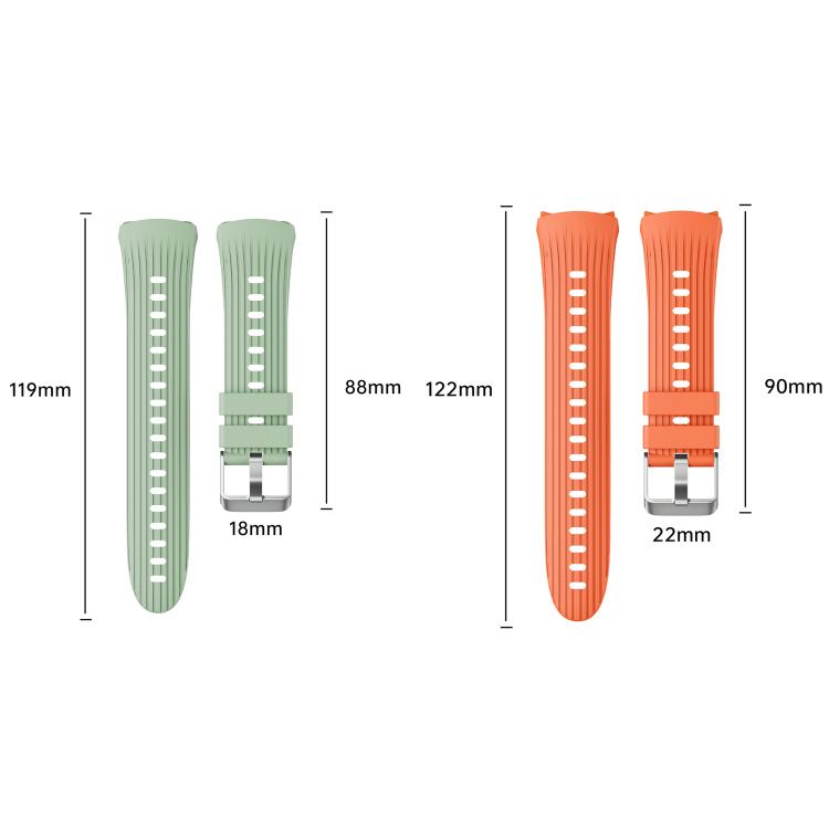 For Huawei Watch 5 42mm Vertical Silicone Watch Band(Red) - free shipping - PMC TechLife - Order now!