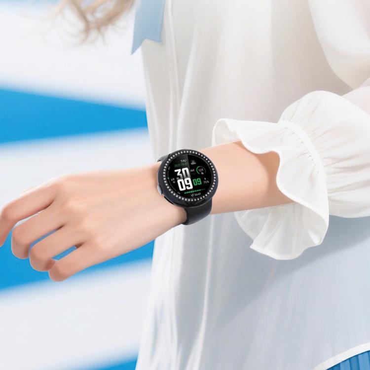 For Google Pixel Watch4 41mm Single Row Diamond Hollow PC Watch Protective Cover(Gun Metal) - free shipping - PMC TechLife - Order now!