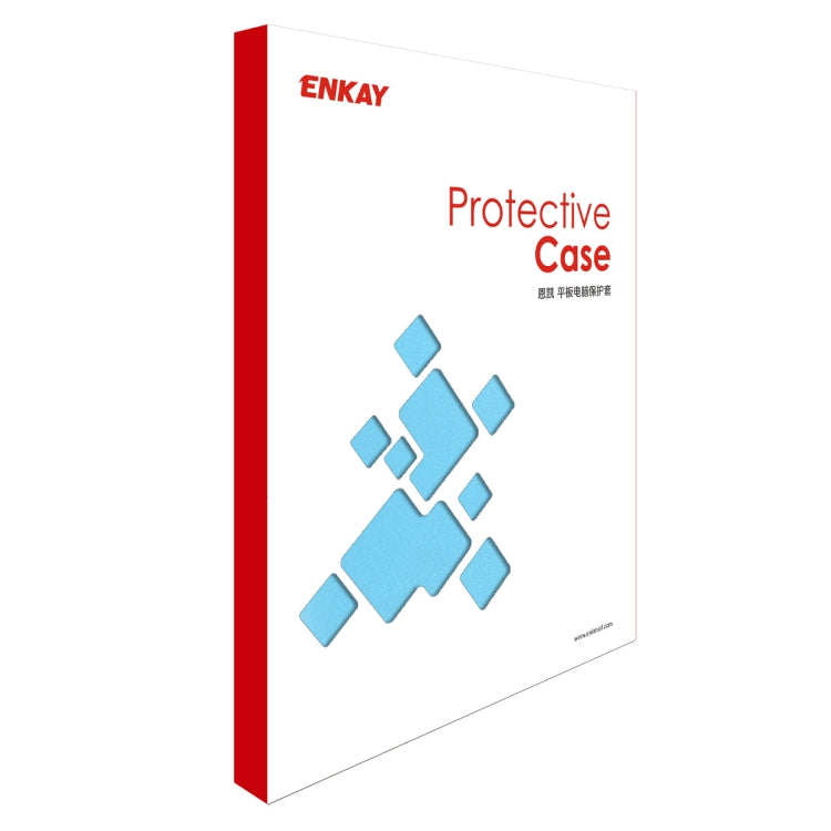 ENKAY 360 Degree Rotation Lichi Texture Leather Case with Holder for HUAWEI MediaPad M6 10.8 2019(Light Blue) - free shipping - PMc TechLife - Order now!