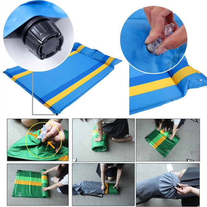 5cm Thick Inflatable Automatic SUV Car Inflatable Bed Travel Car Outdoor Air Mattress Bed Car Auto Sources Bed Travel Bed(Blue) - Seat Accessories by PMC TechLife | Online Shopping South Africa | PMC TechLife | Buy Now Pay Later Mobicred